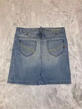 Emporio Armani Vintage Denim Mini Skirt
